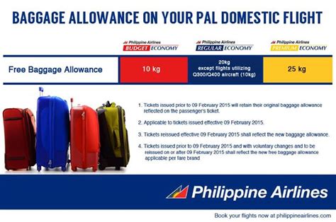 pal airlines baggage allowance international.